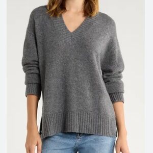 Nordstrom Alpaca Wool Blend Vneck Sweater